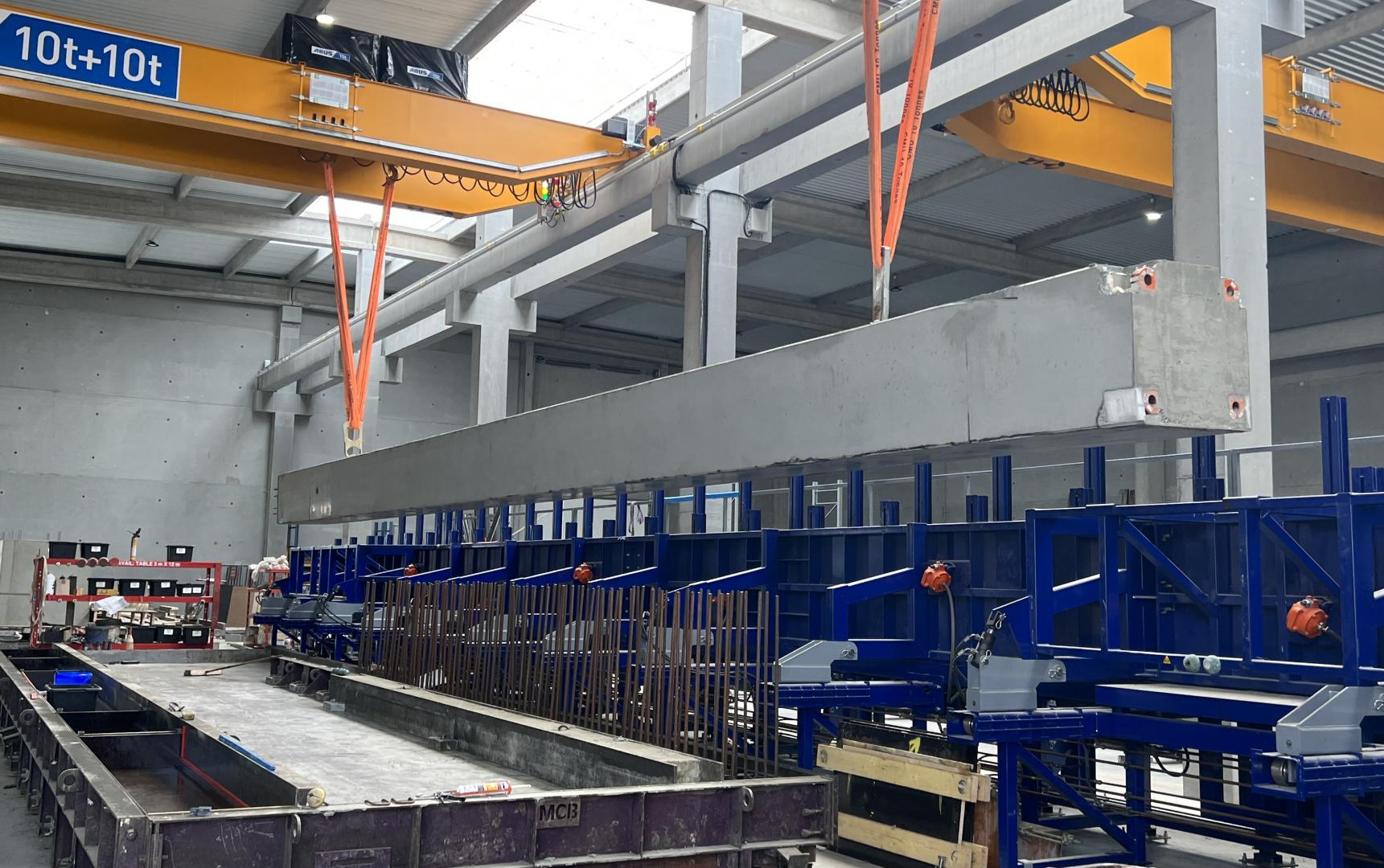 Fabrication élément en béton armé La Vraie-Croix 